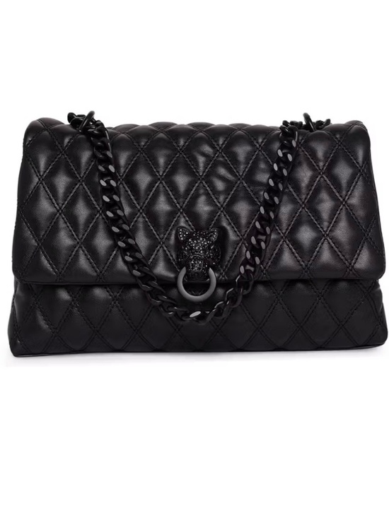 Aldo Handbags - ALDO Black Quilted Shoulder Bag with Chain Strap